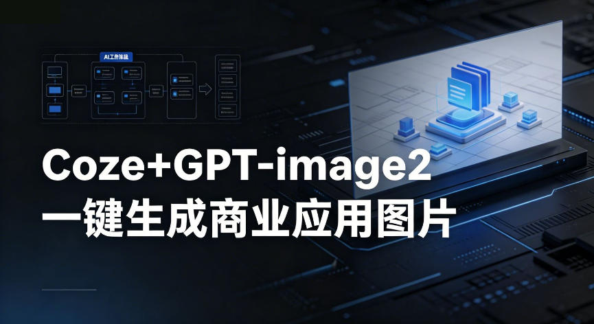 【Coze工作流搭建实操教程】coze+GPT-image2一键生成商业应用图片，全流程保姆级教学-副业网