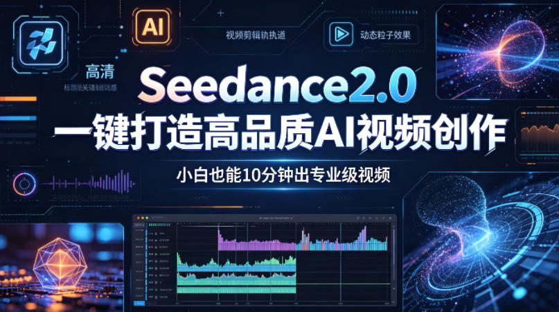 Seedance2.0一键打造高品质AI视频创作，小白也能10分钟出专业级视频-副业网