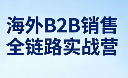 雨哥·海外B2B销售全链路实战营-副业网