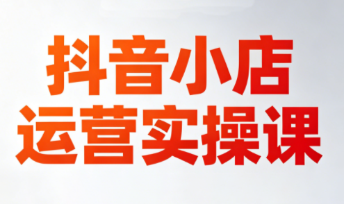 李老师·抖音小店运营实操课(更新2026)-副业网