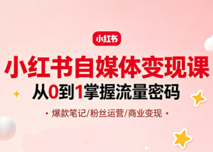 大漂亮·小红书自媒体变现课-副业网