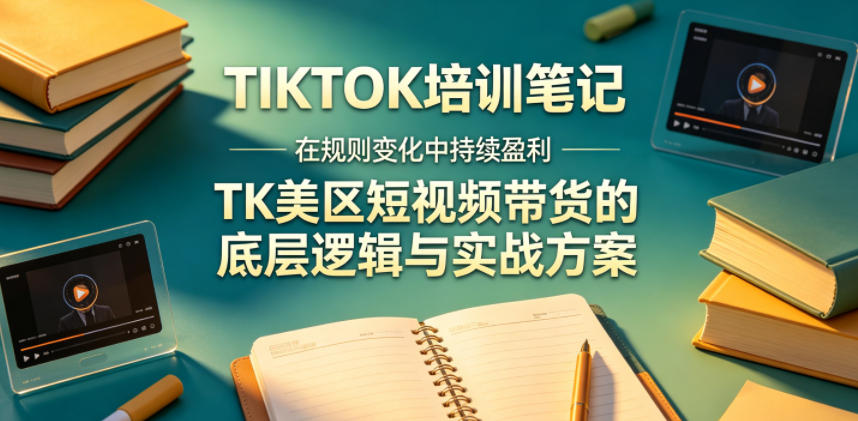 视界跨境TIKTOK4月17培训笔记,在规则变化中持续盈利,TK美区短视频带货的底层逻辑与实战方案【文档】-副业网