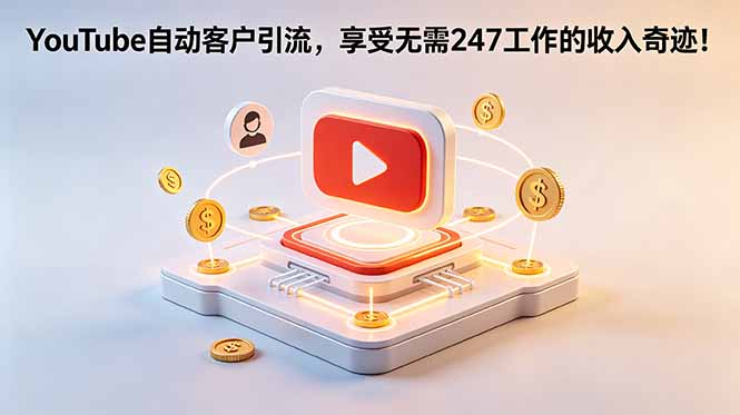 YouTube 自动客户引流，享受无需 247 工作的收入奇迹！【原创双语字幕】-副业网
