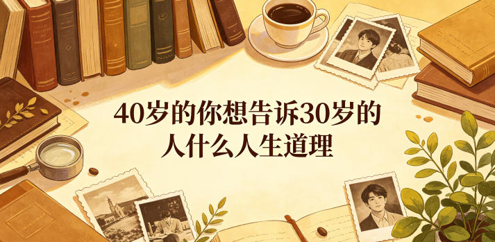 公众号付费文章：40岁的你想告诉30岁的人什么人生道理？-副业网