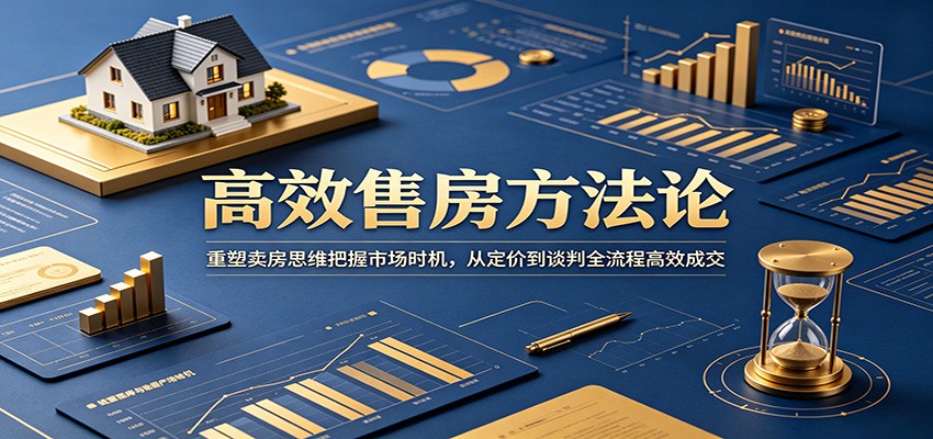 高效售房方法论：重塑卖房思维把握市场时机，从定价到谈判全流程高效成交-副业网