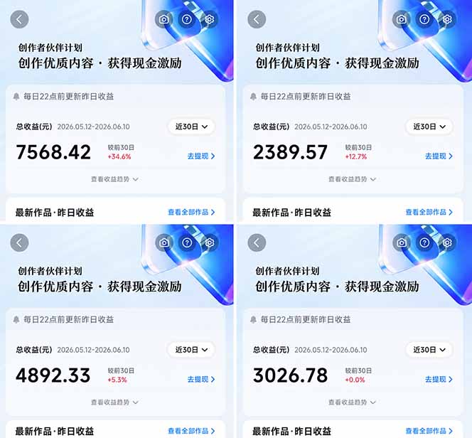 图片[2]-抖音伙伴计划最新玩法，无需配音剪辑，10分钟出一条原创视频，轻松日入三位数-副业网