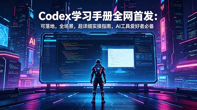 Codex学习手册全网首发：可落地，全场景，超详细实操指南，AI工具爱好者必备-副业网