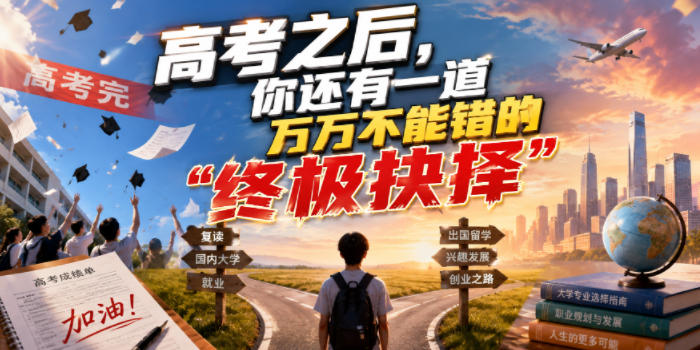 付费文章:高考之后,你还有一道万万不能错的“终极抉择”-副业网