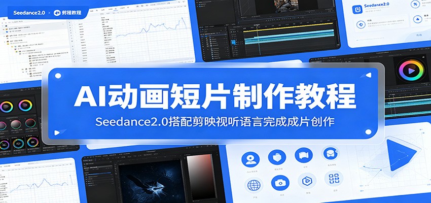 AI动画短片制作教程：Seedance2.0搭配剪映视听语言完成成片创作-副业网