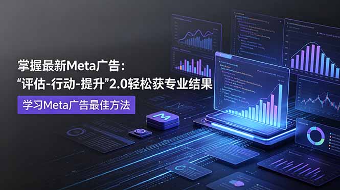 掌握最新的Meta广告，通过“评估-行动-提升”2.0版本轻松获得专业级结果。学习目前学习Meta广告的最佳方法-副业网