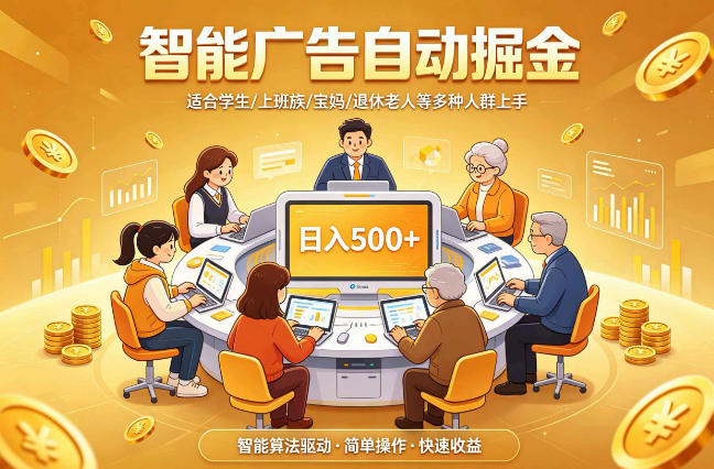 2026年最好做的项目：自动掘金项目，小白轻易上手，单日轻松收入500+【揭秘】-副业网