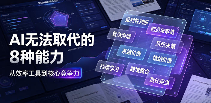 付费文章：AI无法取代的8种能力-副业网