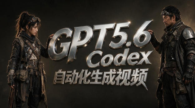 GPT5.6+Codex自动化视频生成：提示词设计×角色设定×封面海报×工作流思路，高效产出AI视频-副业网