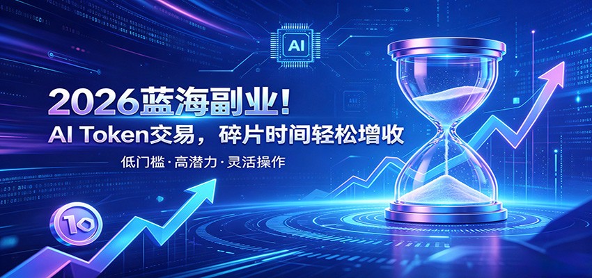 AI Token算力赛道！普通人可入局的数字副业，零门槛快速起步-副业网