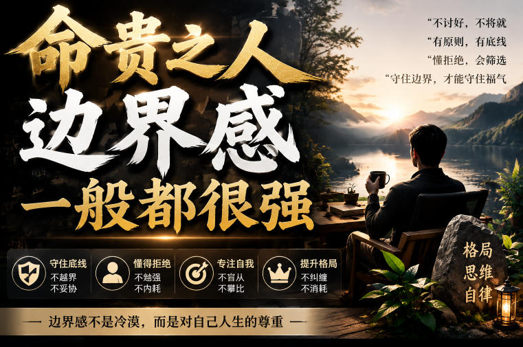 付费文章：命贵之人，边界感一般都很强-副业网
