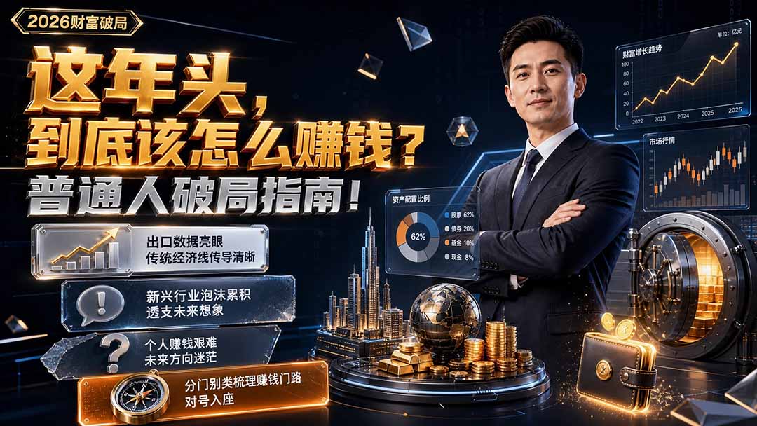 付费文章：这年头，到底该怎么赚钱？普通人破局指南！-副业网