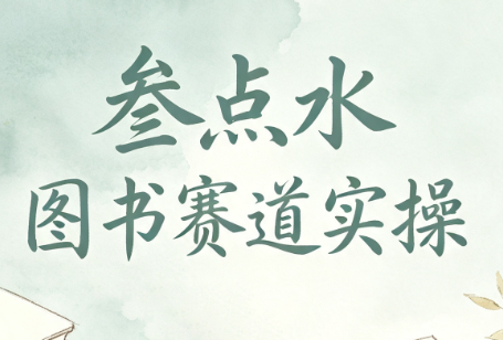 叁点水图书赛道实操-副业网