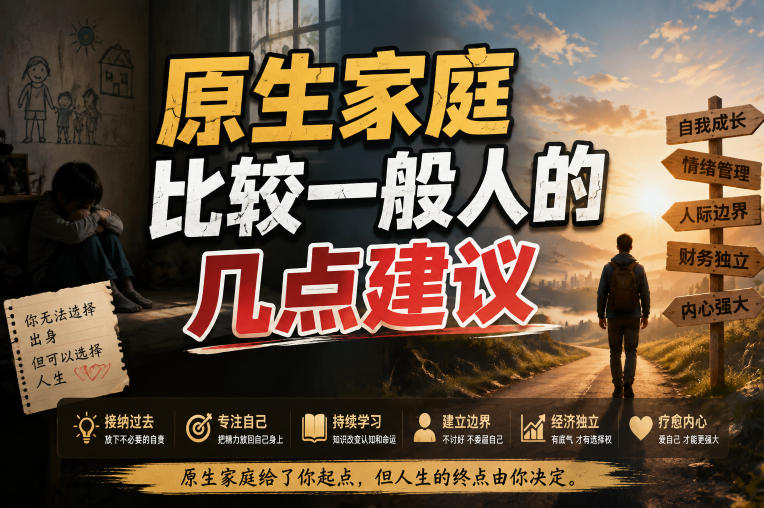 付费文章：给原生家庭比较一般人的几点建议-副业网