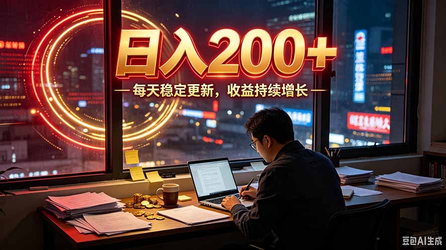 番茄达人变现新玩法，全自动运行 每日300+-副业网