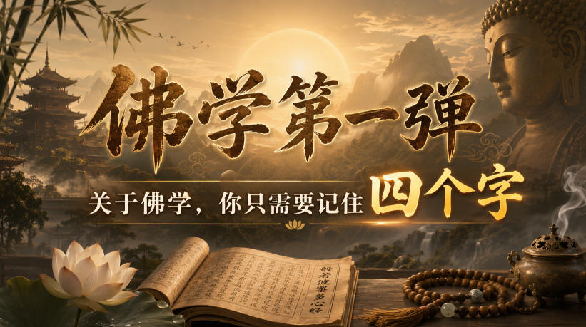 付费文章：佛学第一弹，关于佛学，你只需要记住四个字-副业网