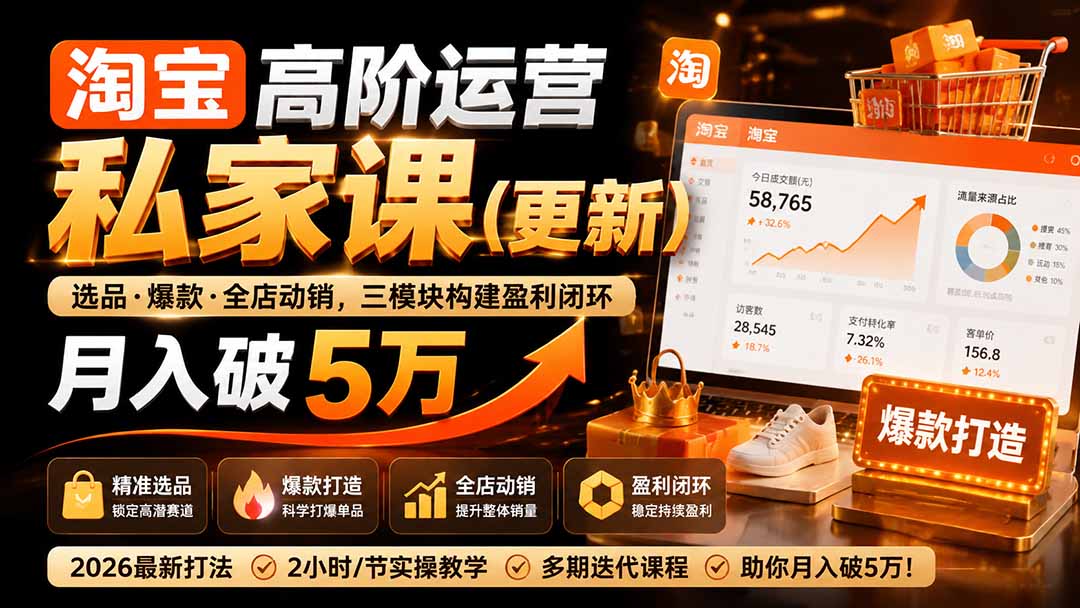 图片[2]-淘宝高阶运营私家课(更新26年-副业网