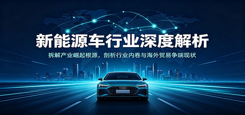 新能源车行业深度解析：拆解产业崛起根源，剖析行业内卷与海外贸易争端现状-副业网