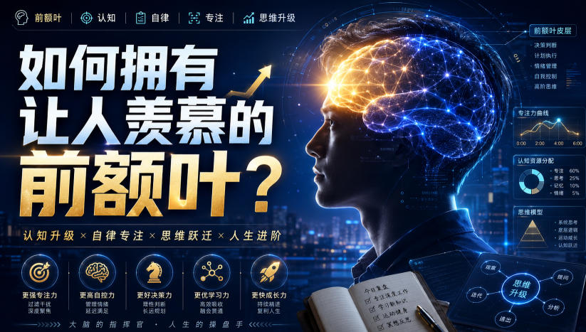 付费文：如何拥有让人羡慕的前额叶？-副业网