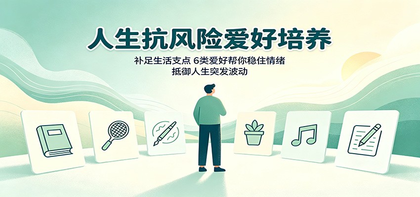 人生抗风险爱好培养：补足生活支点，6类爱好帮你稳住情绪，抵御人生突发波动-副业网