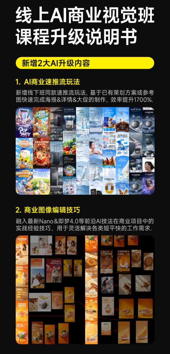 图片[4]-电商视觉 AI实战训练营第55期：MJ+SD+Comfy精准控图，从商业海报到首页详情页全流程实战-副业网