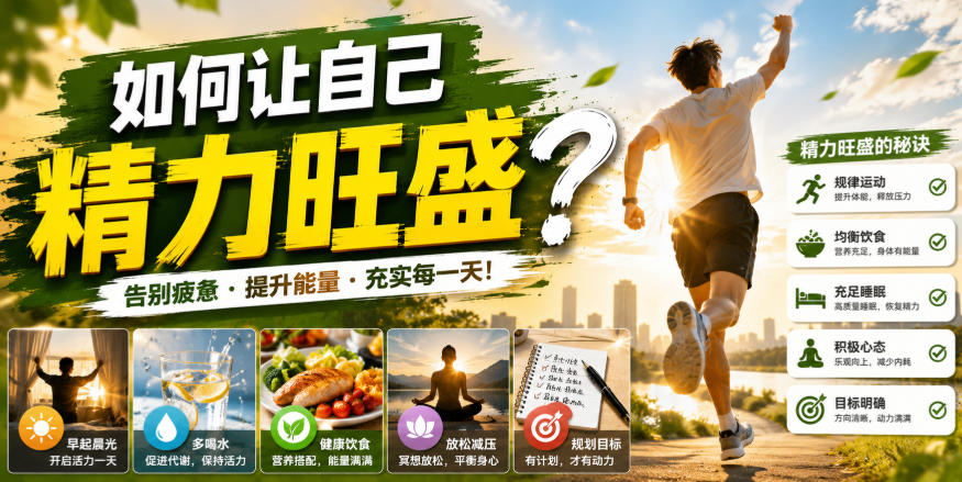 付费文章：如何让自己精力旺盛？-副业网
