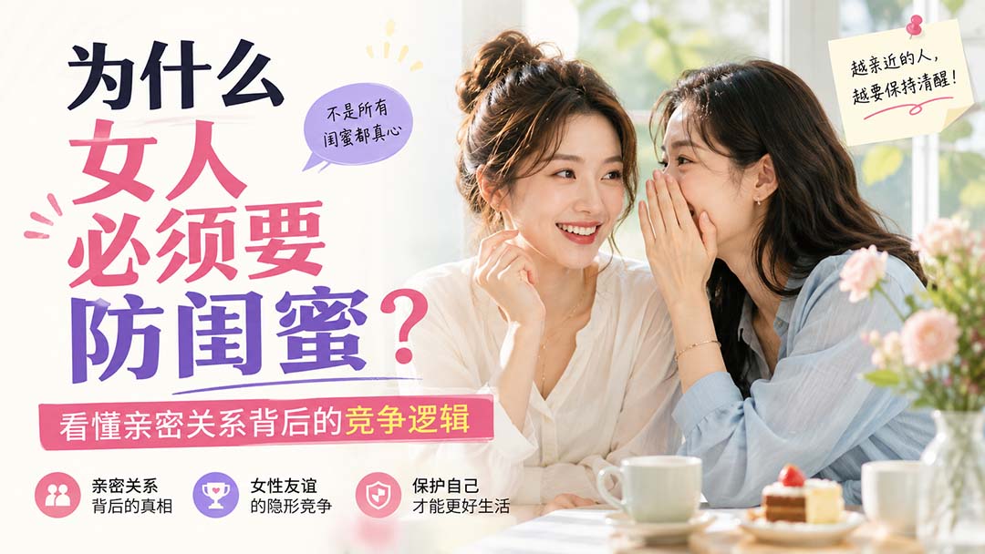付费文章：为什么女人必须要防闺蜜？看懂亲密关系背后的竞争逻辑-副业网