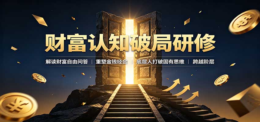 财富认知破局研修：解读”孙割”，重塑金钱观念，底层人打破固有思维跨越阶层-副业网