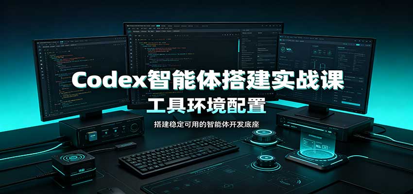 Codex智能体搭建实战课：工具环境配置，自定义技能开发，多业务自动化教学-副业网