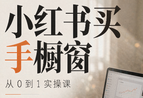 大糖老师·小红书买手橱窗从0到1实操课-副业网