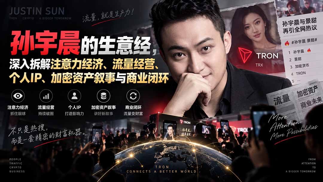 图片[2]-某星球精华文章——孙宇晨的生意经，深入拆解注意力经济、流量经营、个人IP、加密资产叙事与商业闭环-副业网
