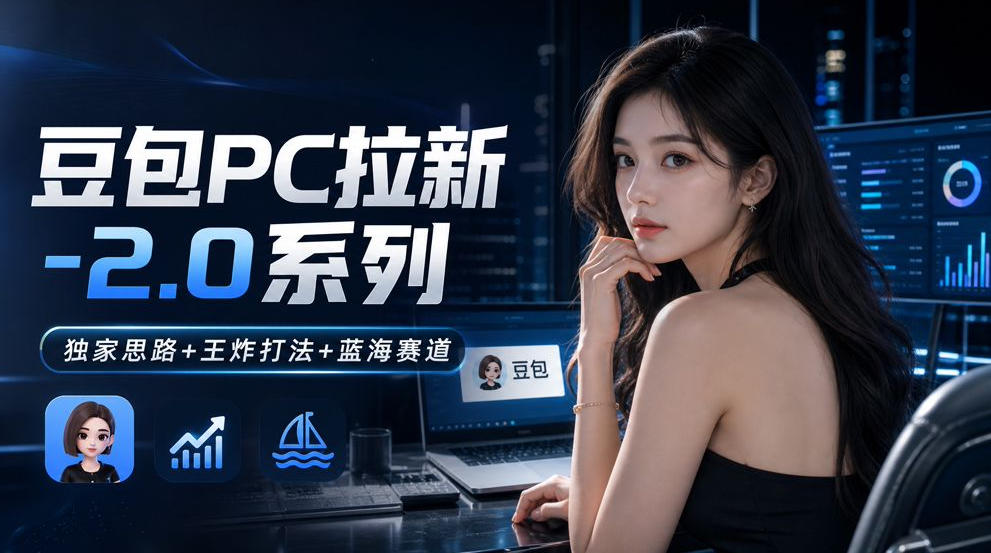 豆包PC拉新2.0系列-独家思路+王炸打法+蓝海赛道-副业网