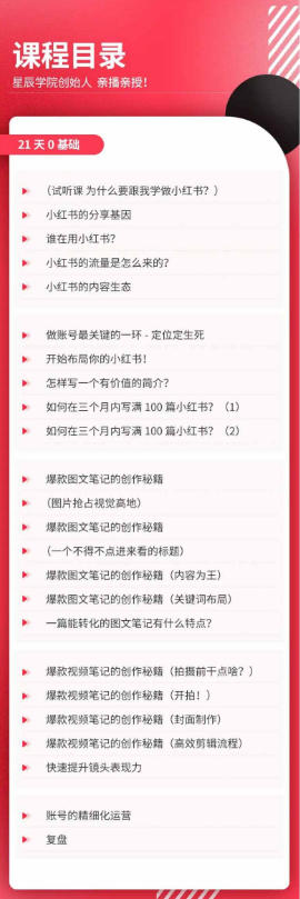 图片[2]-21天0基础小红书实操训练营｜从账号搭建、流量逻辑到爆款笔记、垂直变现全突破-副业网
