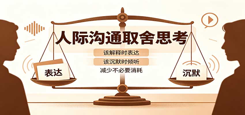人际沟通取舍思考：分清解释与沉默边界，拿捏职场生活沟通分寸减少情绪内耗-副业网