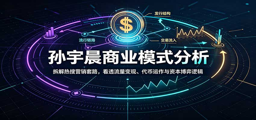 孙宇晨商业模式分析：拆解热搜营销套路，看透流量变现、代币运作与资本博弈逻辑-副业网