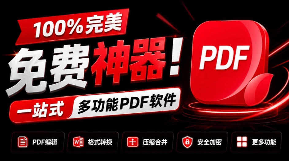 100%完美免费神器！一站式多功能PDF软件，支持PDF格式转换压缩编辑等，简约无广告，太Nice了JOPDF-副业网