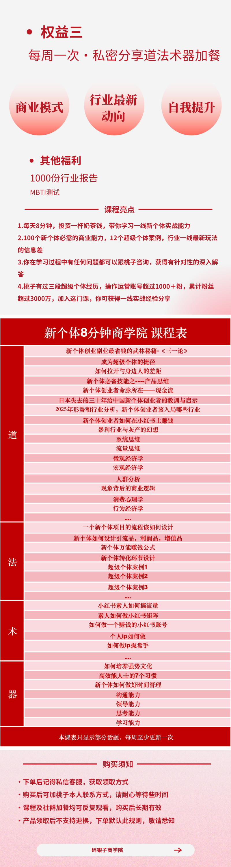 图片[4]-AI+新个体创业必修课-更新0922｜道法术器｜商业逻辑·小红书流量·AI智能体｜低成本打造个人变现小生意全套教学-副业网