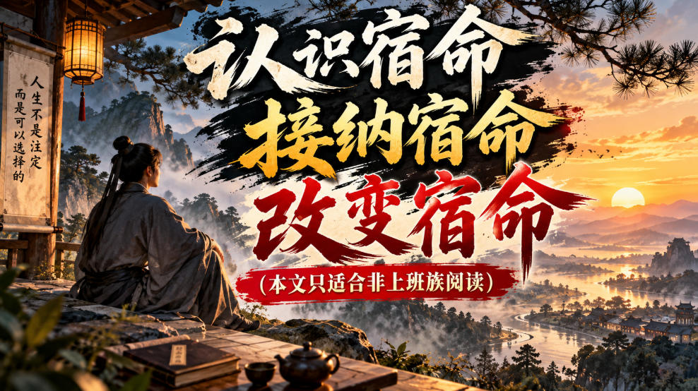 某公众号付费文章：认识宿命，接纳宿命，改变宿命(本文只适合非上班族阅读)-副业网