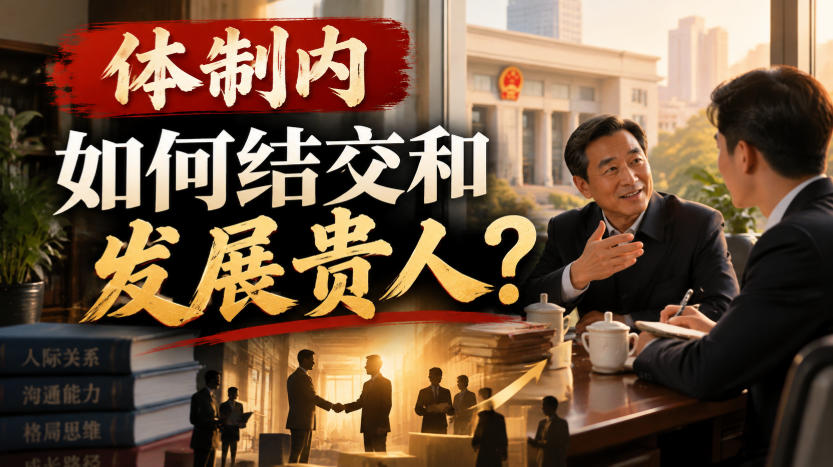 某公众号付费文章：体制内，如何结交和发展贵人?-副业网