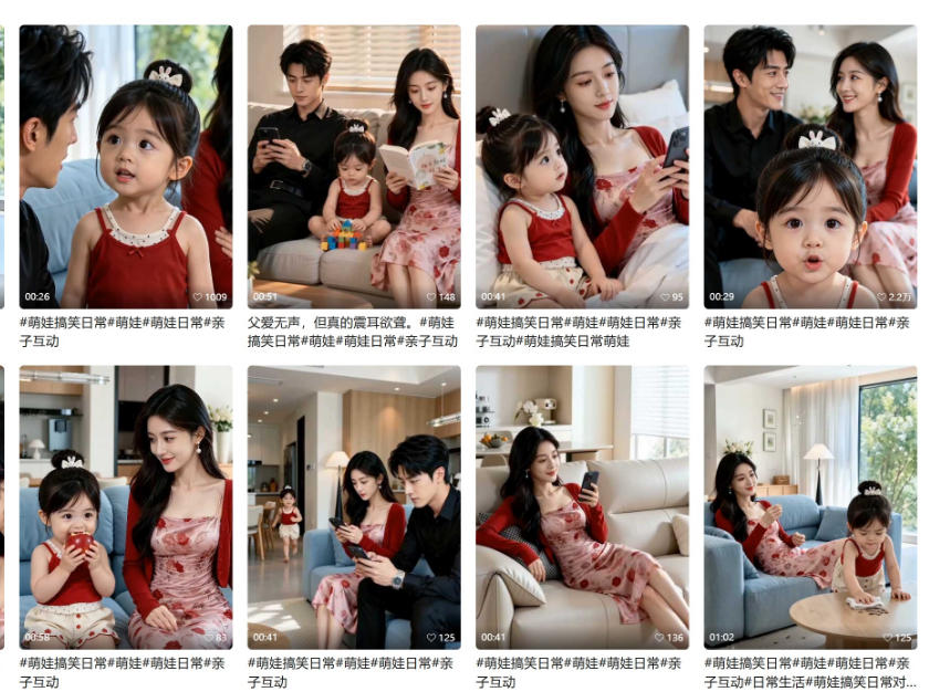 图片[3]-1小时学会AI亲子搞笑短剧制作：爆款账号拆解+剧情脚本+人物互动+拍摄剪辑，跑通涨粉带货完整链路-副业网