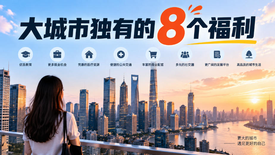 某公众号付费文章：大城市独有的8个福利-副业网