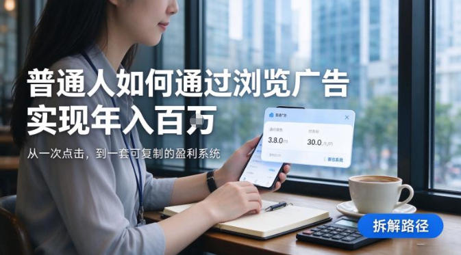 2026最新技术，24小时全自动浏览广告，全网独家项目，单台设备日入200+新手小白可快速上手，支持实地学习实地考察【揭秘】-副业网