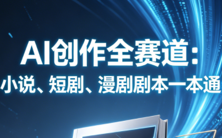 AI创作全赛道：小说、短剧、漫剧剧本一本通(更新)-副业网