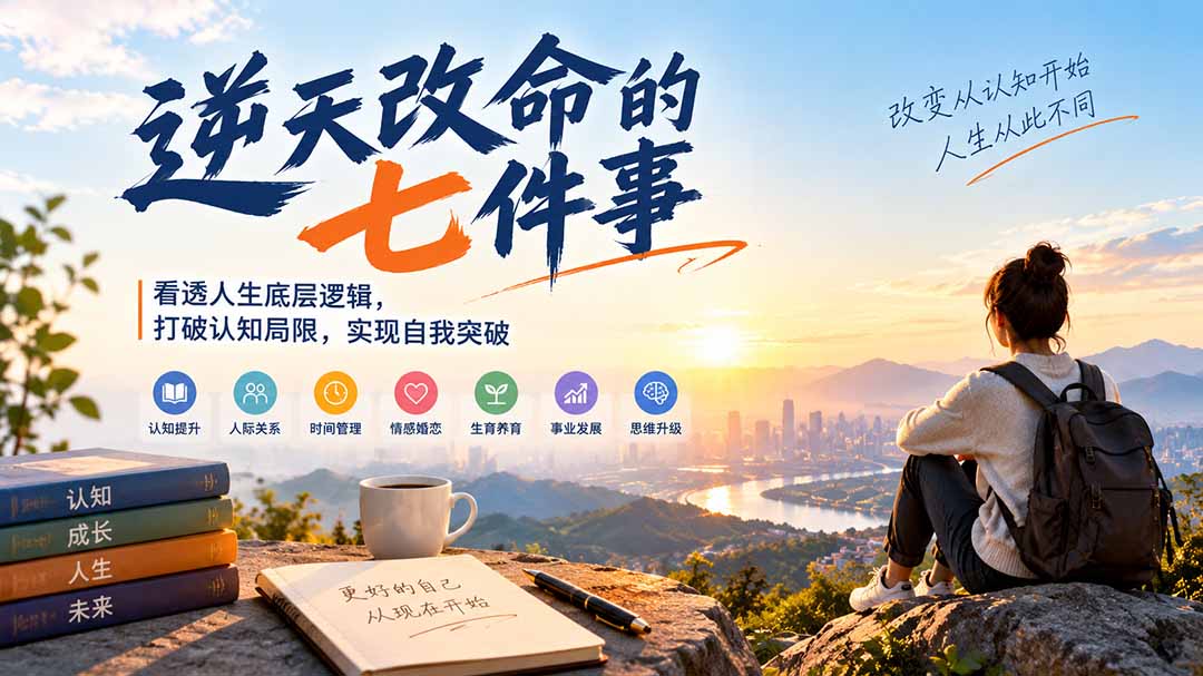 付费文章：逆天改命的七件事，看透人生底层逻辑，打破认知局限，实现自我突破-副业网