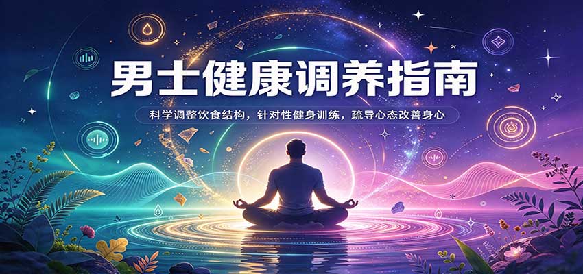 男士健康调养指南：科学调整饮食结构，针对性健身训练，疏导心态改善身心-副业网