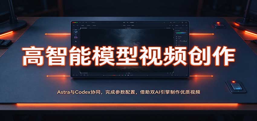 高智能模型视频创作：Astra与Codex协同，完成参数配置，借助双AI引擎制作优质视频-副业网